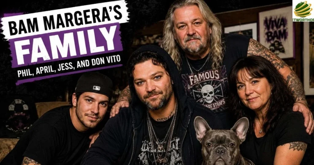 Bam Margera's Family: Phil, April, Jess, and Don Vito