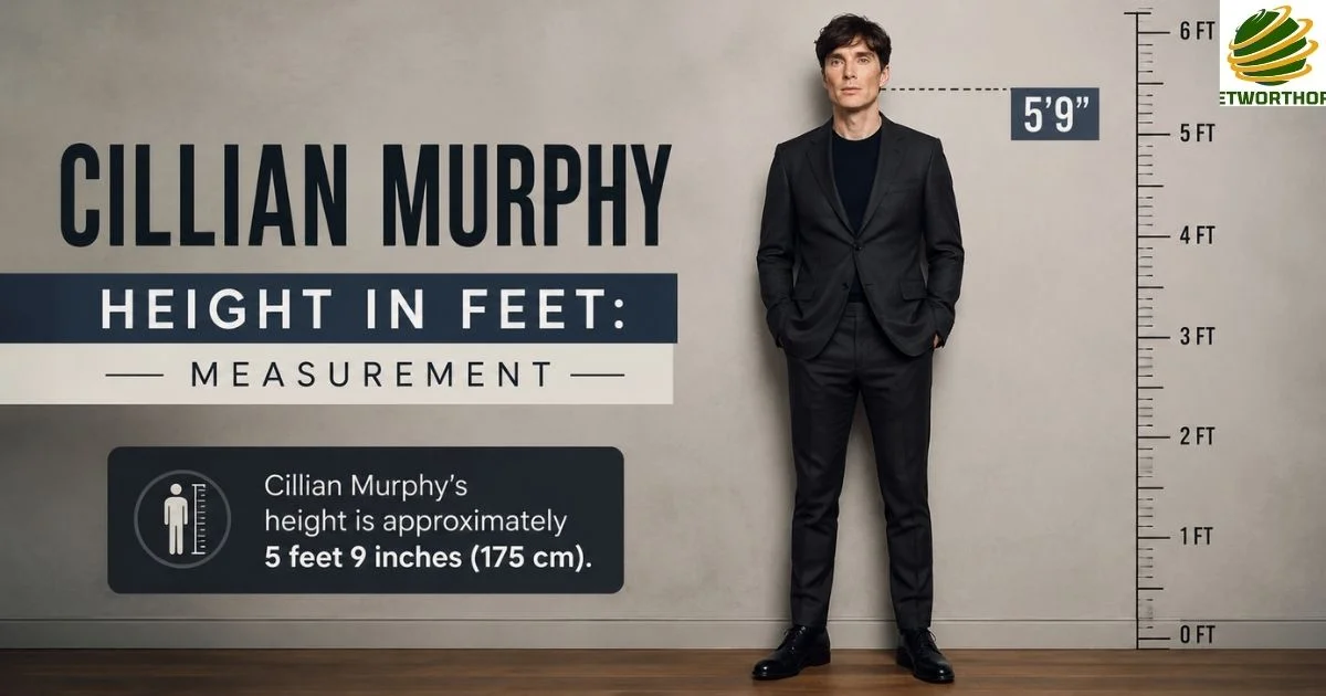 Cillian Murphy Height in Feet: Measurement