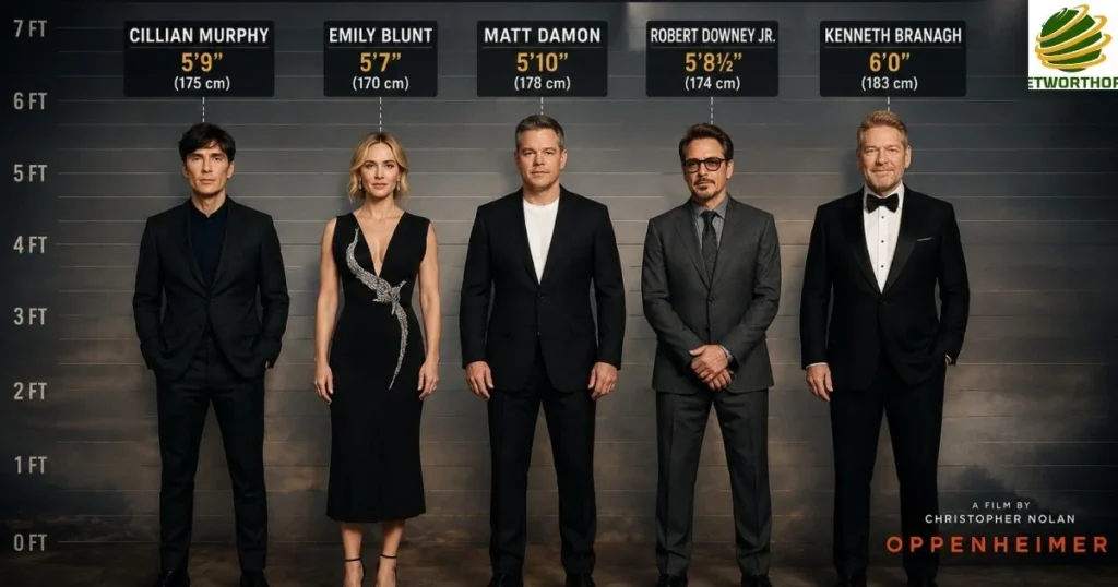 Cillian Murphy's Height Compared to Oppenheimer Co-Stars