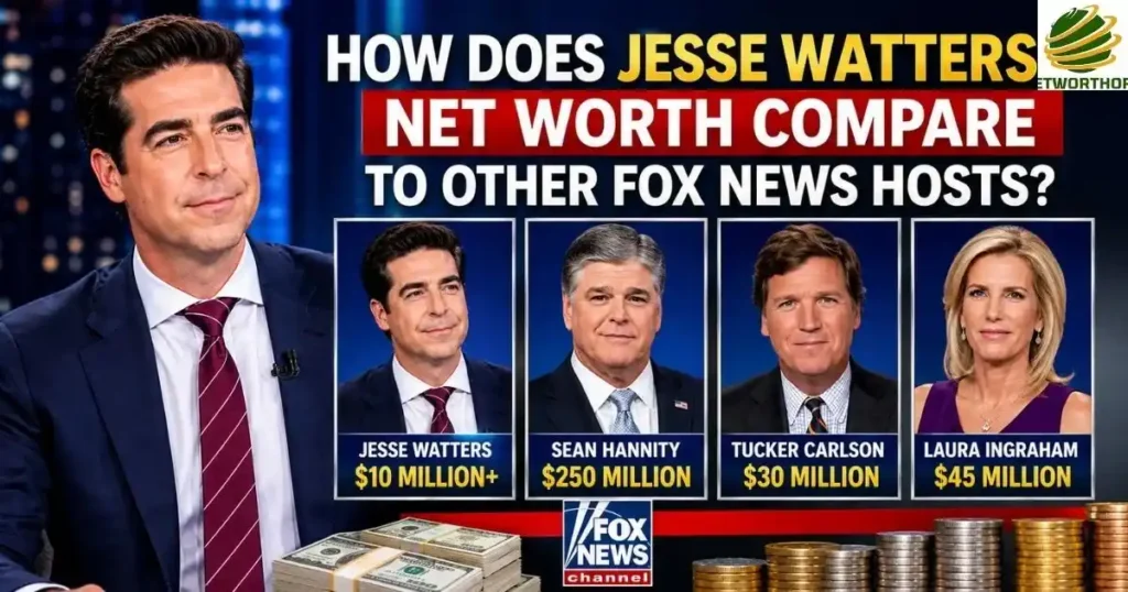 How Does Jesse Watters' Net Worth Compare to Other Fox News Hosts?