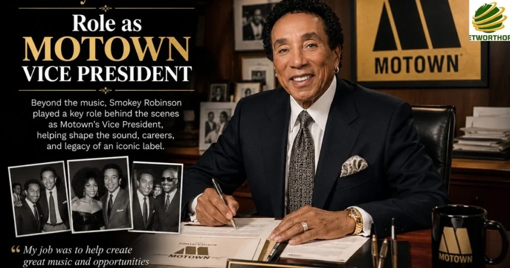 Robinson's Role as Motown Vice President