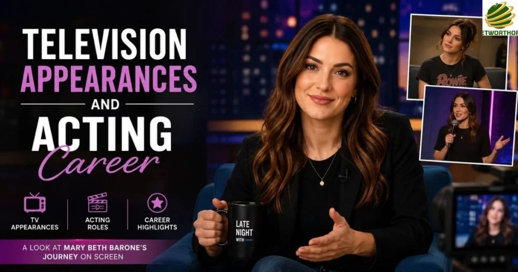 Television Appearances and Acting Career