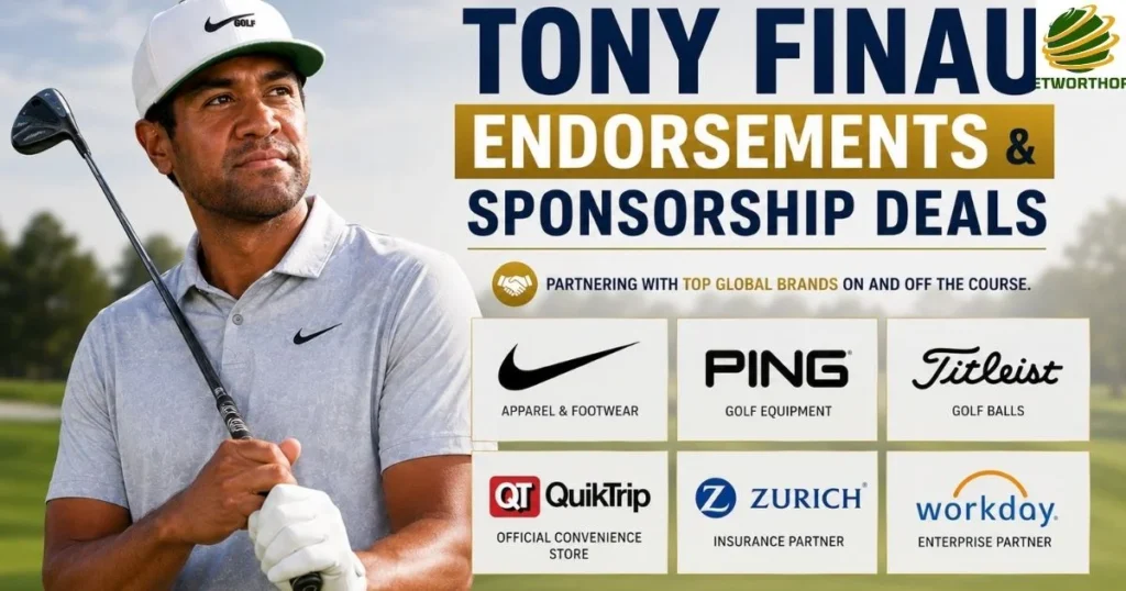 Tony Finau Endorsements and Sponsorship Deals