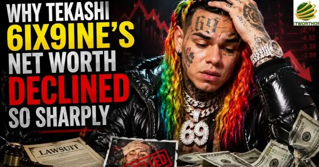Why Tekashi 6ix9ine's Net Worth Declined So Sharply