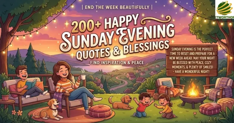 200+ Happy Sunday Evening Quotes & Blessings