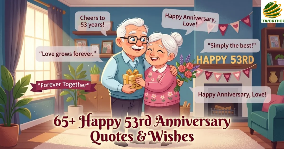 65+ Happy 53rd Anniversary Quotes & Wishes