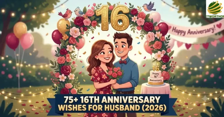 75+ 16th Anniversary Wishes for Husband (2026)