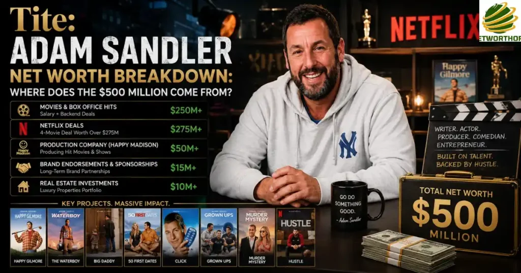 Adam Sandler Net Worth Breakdown: Where Does the $500 Million Come From?