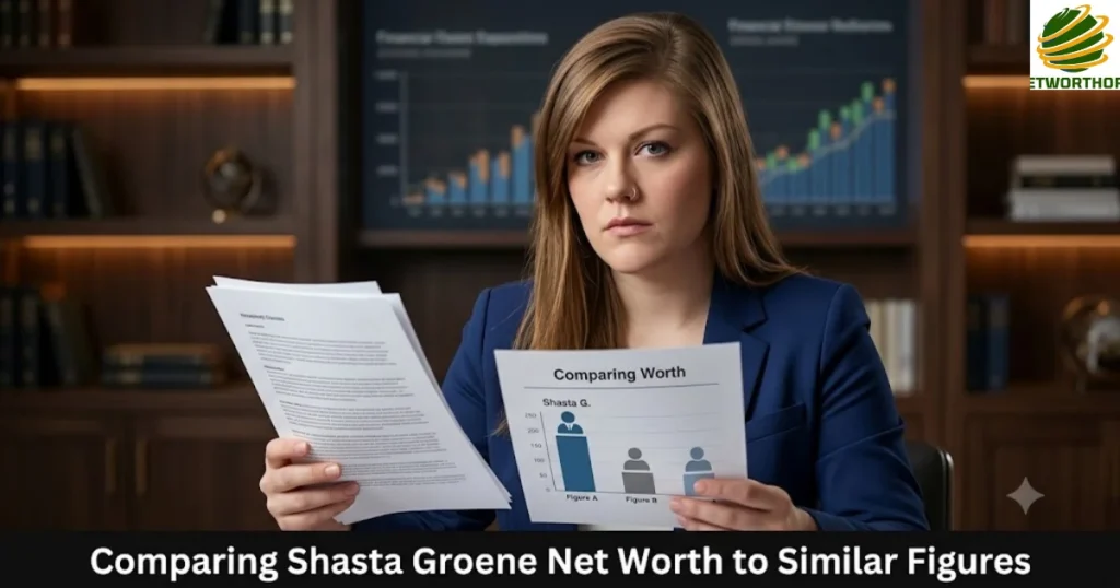 Comparing Shasta Groene Net Worth to Similar Figures