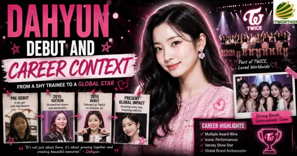Dahyun Debut and Career Context