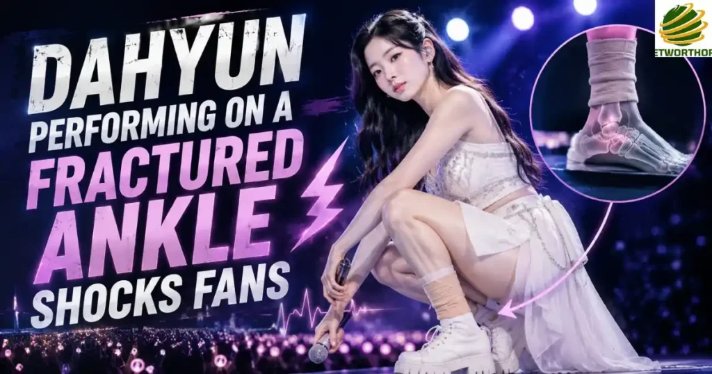Dahyun Performing on a Fractured Ankle Shocks Fans