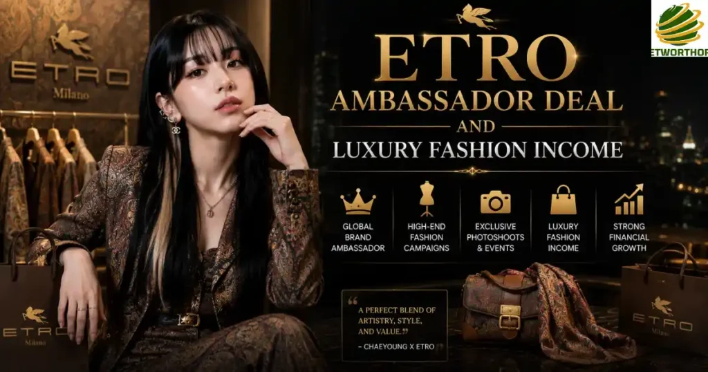 ETRO Ambassador Deal and Luxury Fashion Income