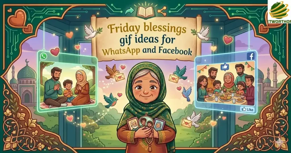 Friday blessings gif ideas for WhatsApp and Facebook