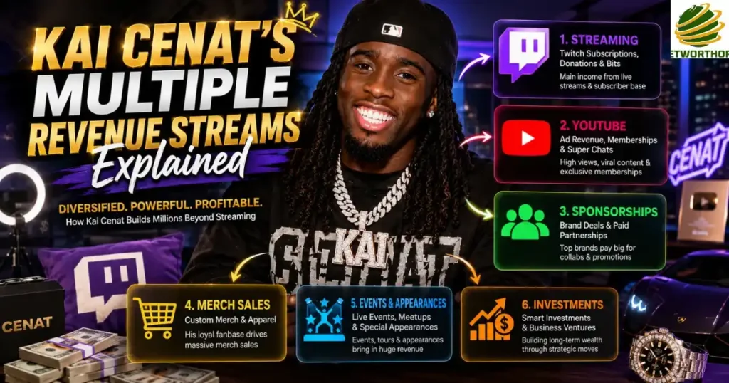 Kai Cenat's Multiple Revenue Streams Explained