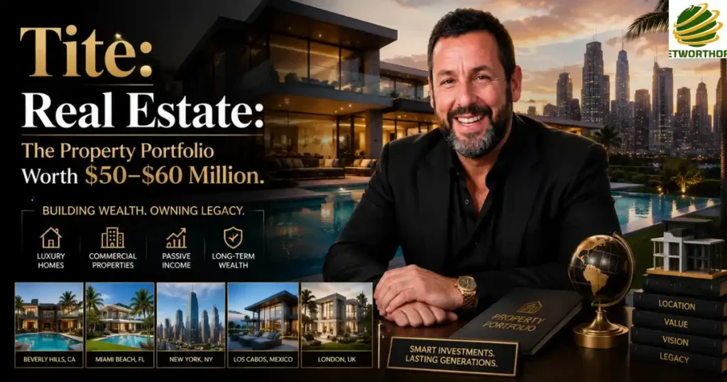 Real Estate: The Property Portfolio Worth $50–$60 Million