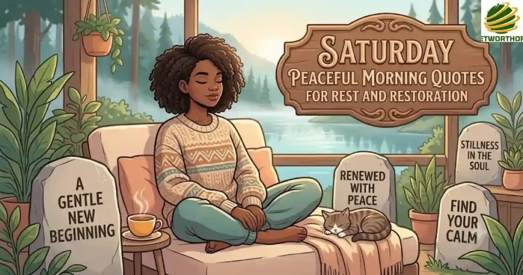 Saturday Peaceful Morning Quotes for Rest and Restoration