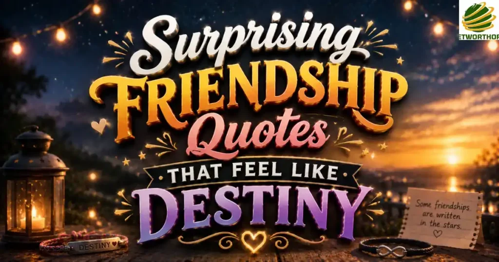 Surprising Friendship Quotes That Feel Like Destiny