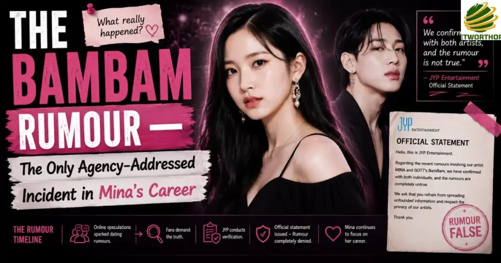 The BamBam Rumour — The Only Agency-Addressed Incident in Mina's Career