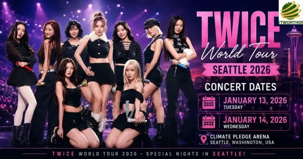 TWICE Concert Dates Seattle – January 13 and 14, 2026
