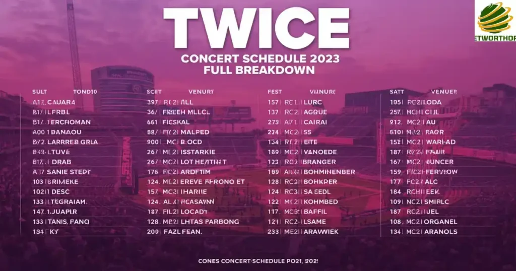 TWICE Concert Schedule 2023 Full Breakdown