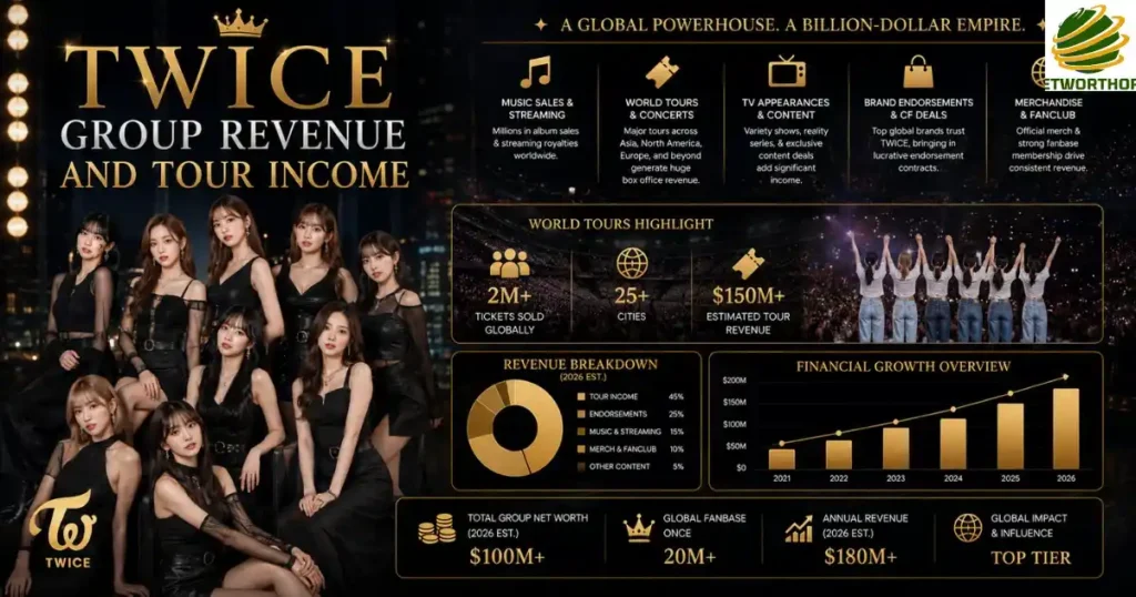 TWICE Group Revenue and Tour Income