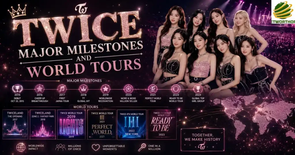 TWICE Major Milestones and World Tours