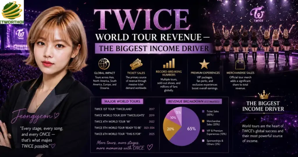 TWICE World Tour Revenue — The Biggest Income Driver
