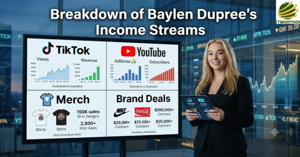 Breakdown of Baylen Dupree's Income Streams