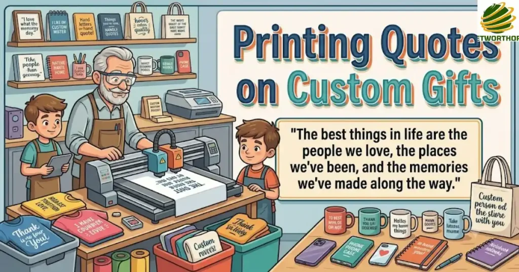 Printing Quotes on Custom Gifts