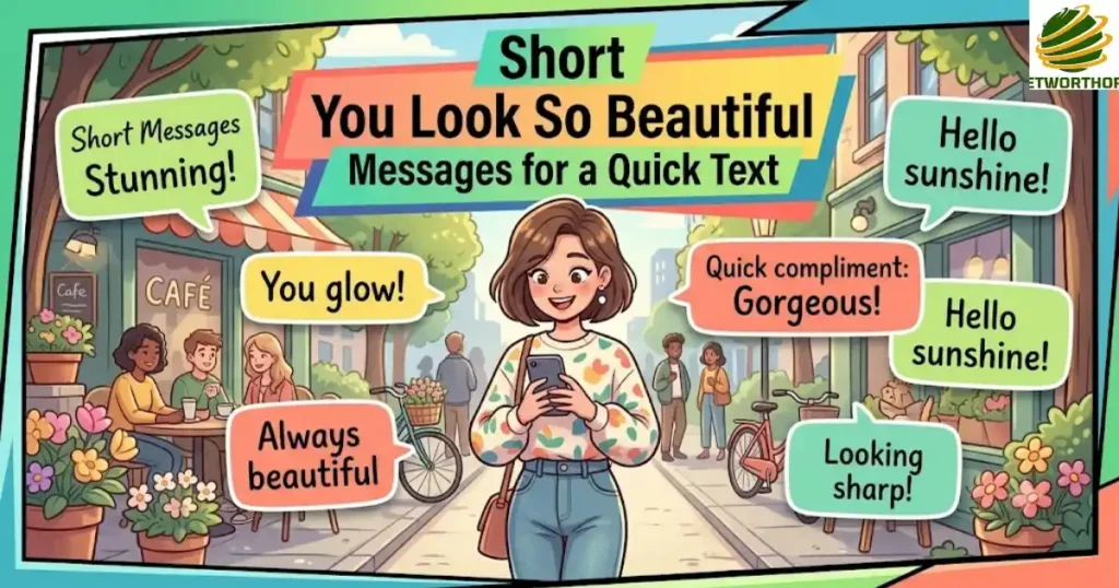 Short You Look So Beautiful Messages for a Quick Text
