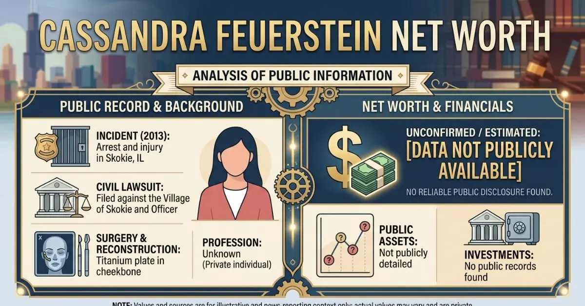 Cassandra Feuerstein Net Worth 2026: $875K Settlement